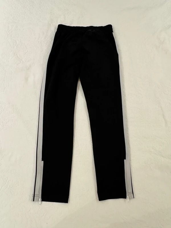 Palm Angels Black Track Pants With Side Stripes imagen 7